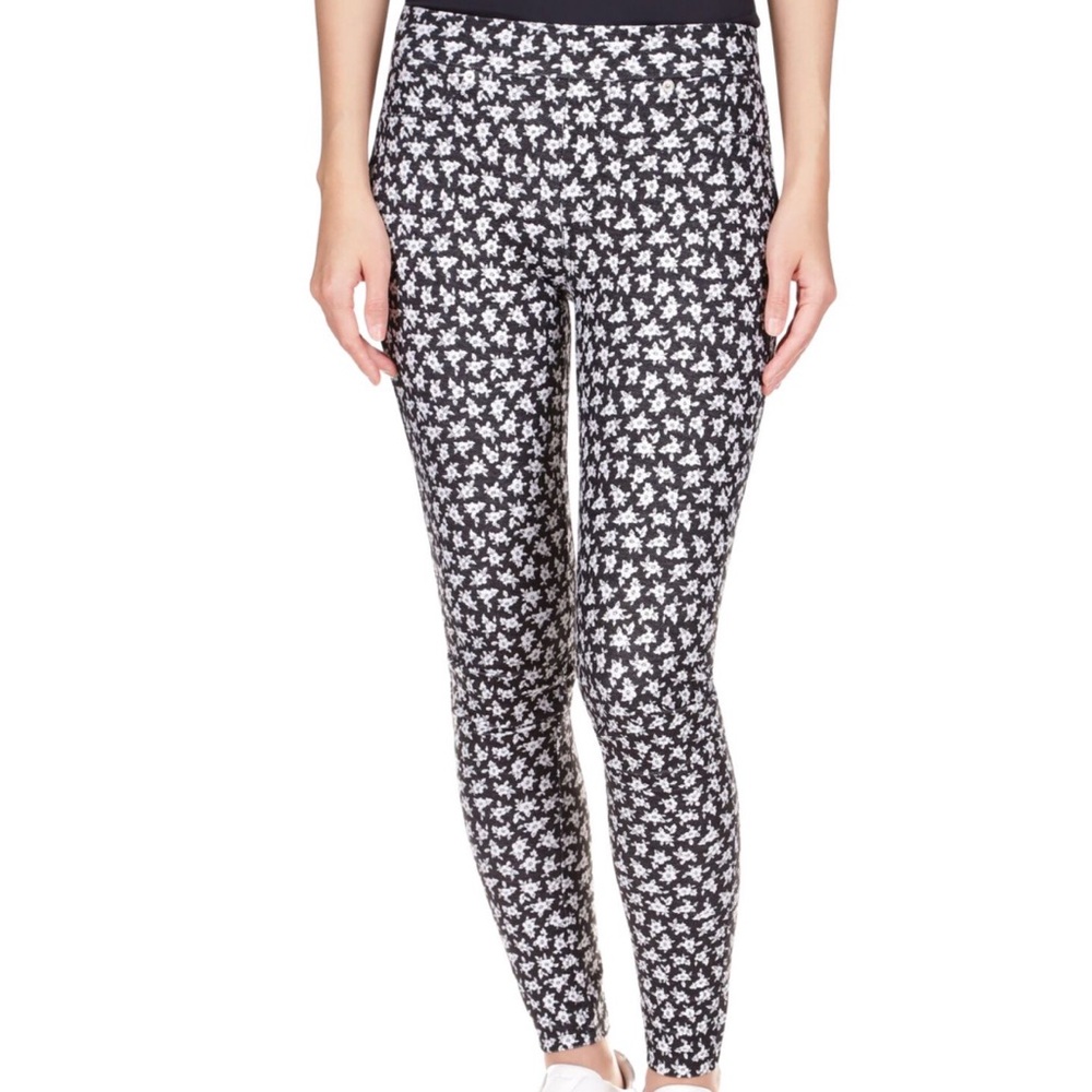 🌸 Michael Kors Women's Floral Print Leggings
Black 🌸